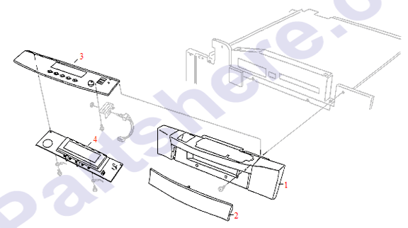 HP parts picture diagram for CA31214-0210FJ, CA31214-0260FJ, CA31214-C014FJ, CA31214-C026FJ